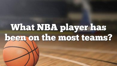 What NBA player has been on the most teams?