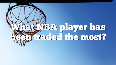 What NBA player has been traded the most?