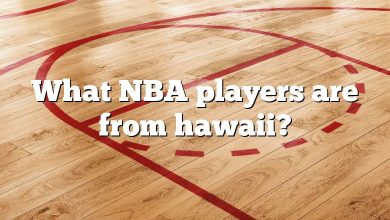 What NBA players are from hawaii?
