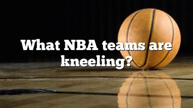 What NBA teams are kneeling?