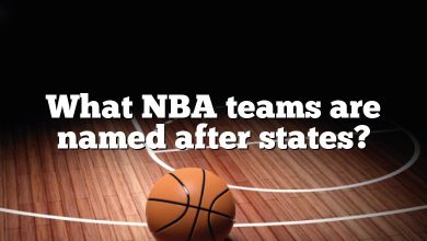What NBA teams are named after states?