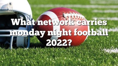 What network carries monday night football 2022?