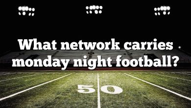 What network carries monday night football?