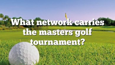 What network carries the masters golf tournament?