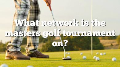 What network is the masters golf tournament on?