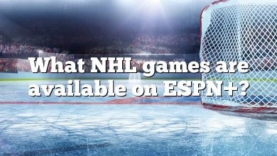 What NHL games are available on ESPN+?