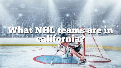 What NHL teams are in california?