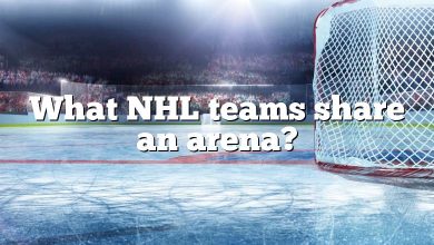 What NHL teams share an arena?