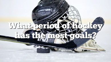 What period of hockey has the most goals?