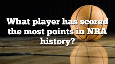 What player has scored the most points in NBA history?