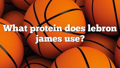 What protein does lebron james use?