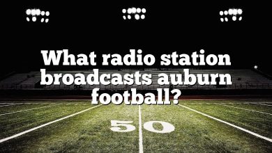 What radio station broadcasts auburn football?