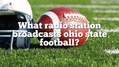 What radio station broadcasts ohio state football?