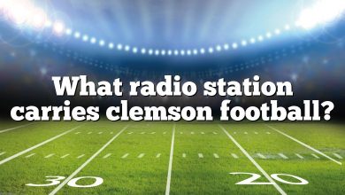What radio station carries clemson football?