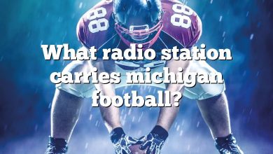 What radio station carries michigan football?