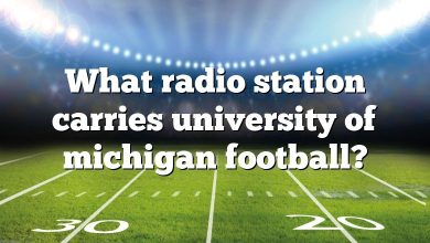 What radio station carries university of michigan football?