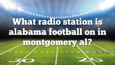 What radio station is alabama football on in montgomery al?