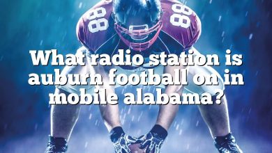 What radio station is auburn football on in mobile alabama?