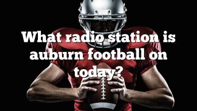 What radio station is auburn football on today?