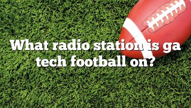 What radio station is ga tech football on?