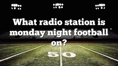 What radio station is monday night football on?
