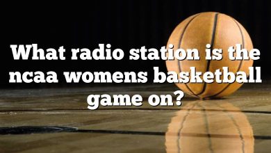 What radio station is the ncaa womens basketball game on?