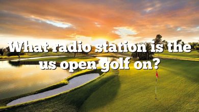 What radio station is the us open golf on?