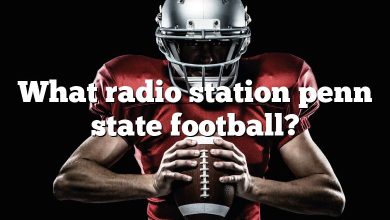 What radio station penn state football?