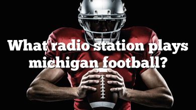 What radio station plays michigan football?