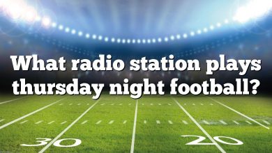 What radio station plays thursday night football?