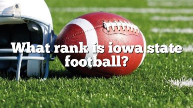 What rank is iowa state football?