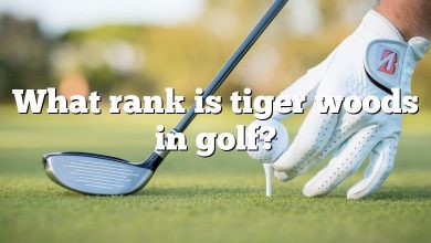 What rank is tiger woods in golf?