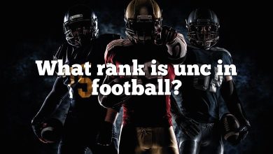What rank is unc in football?