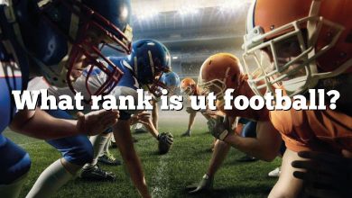 What rank is ut football?