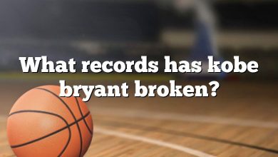 What records has kobe bryant broken?