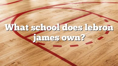 What school does lebron james own?