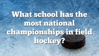 What school has the most national championships in field hockey?