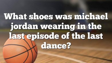 What shoes was michael jordan wearing in the last episode of the last dance?