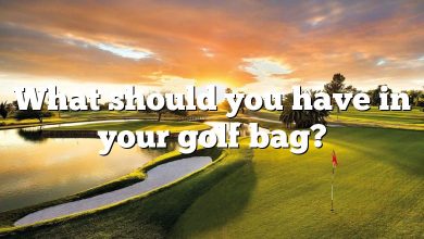 What should you have in your golf bag?