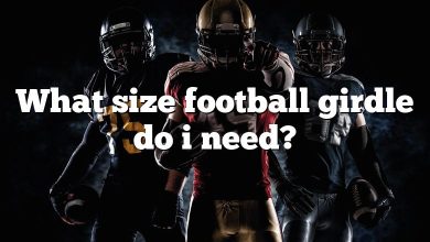 What size football girdle do i need?