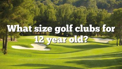 What size golf clubs for 12 year old?