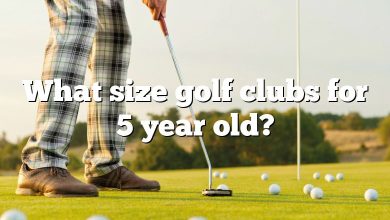 What size golf clubs for 5 year old?