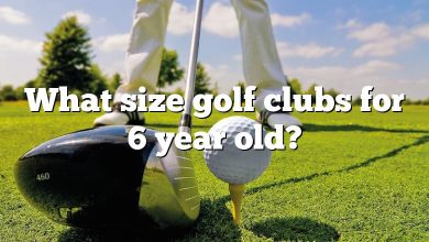 What size golf clubs for 6 year old?