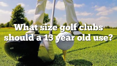 What size golf clubs should a 13 year old use?