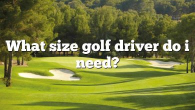 What size golf driver do i need?