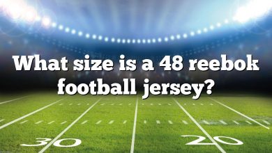 What size is a 48 reebok football jersey?