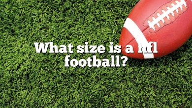 What size is a nfl football?