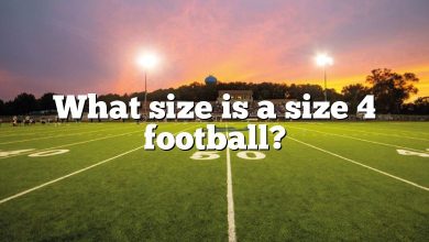 What size is a size 4 football?