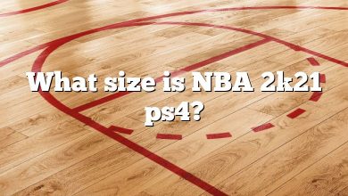 What size is NBA 2k21 ps4?