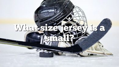 What size jersey is a small?